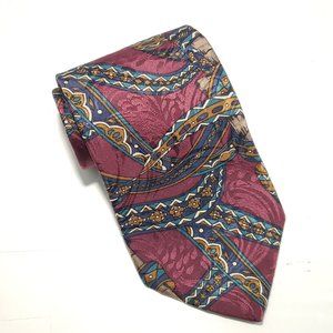 Fabriano Men's Tie Red Blue